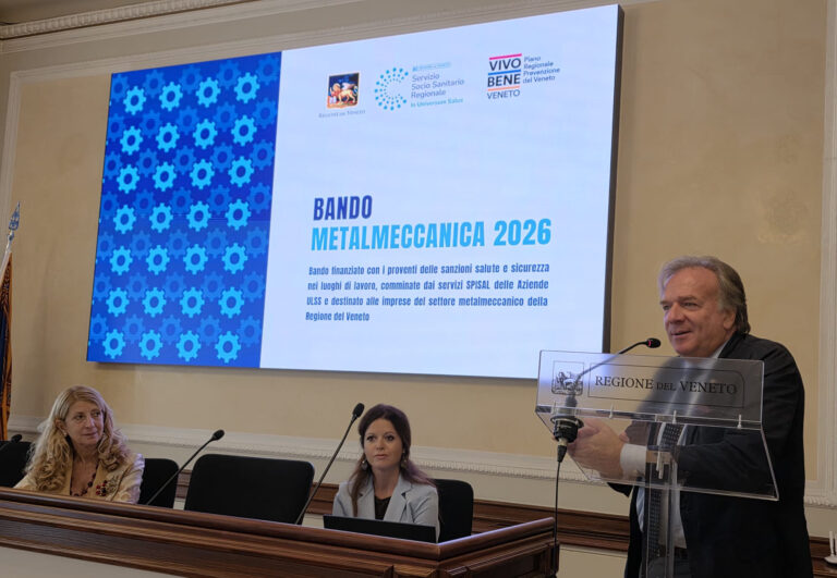 Sicurezza sul lavoro. In Veneto 4 milioni con il Bando Metalmeccanica 2026